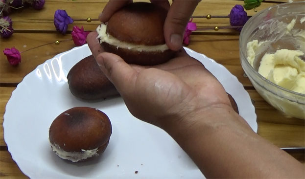 Delicious butter bun ready