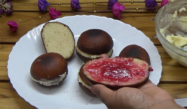 Add strawberry jam