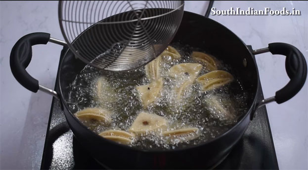 Wheat flour badam puri recipe step 24