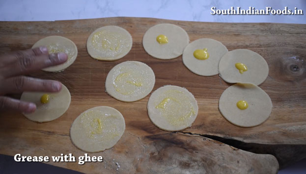 Wheat flour badam puri recipe step 18