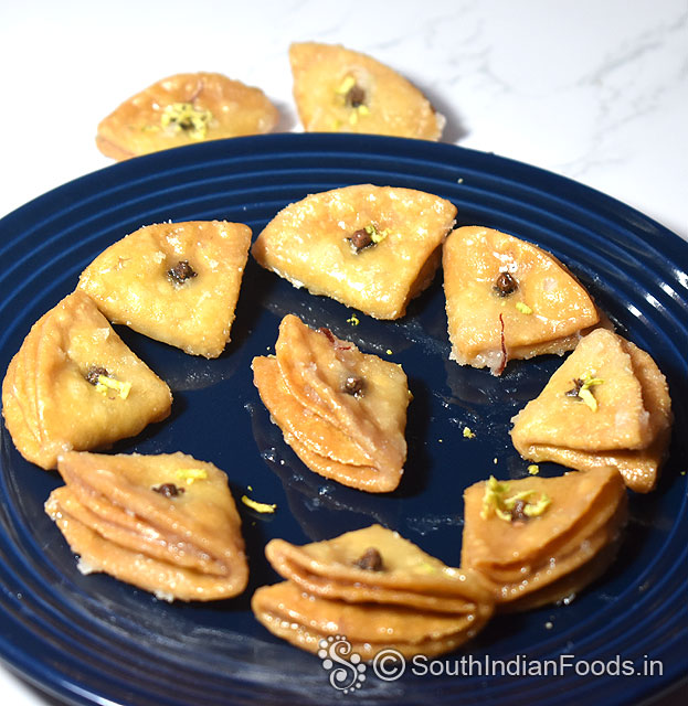 Wheat flour badam puri recipe step 34