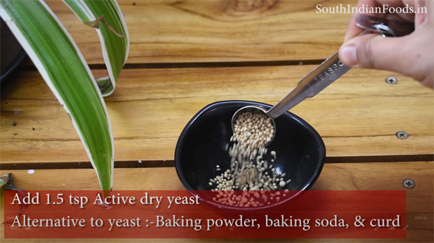Wheat flour naan step 1