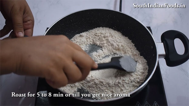 Godhumai karuppatti halwa step  2