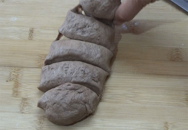 Repeat the process for chocolate dough