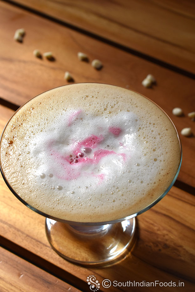 White chocolate milk coffee