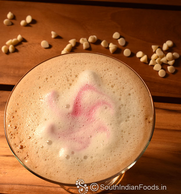 White chocolate milk coffee-4