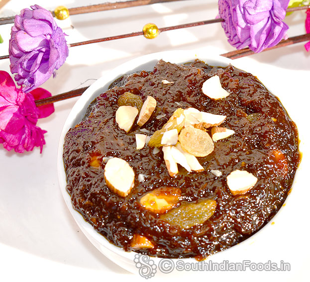 Arasanikai [Manjal poosani halwa]