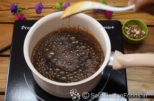 Yellow pumpkin jaggery halwa step 8
