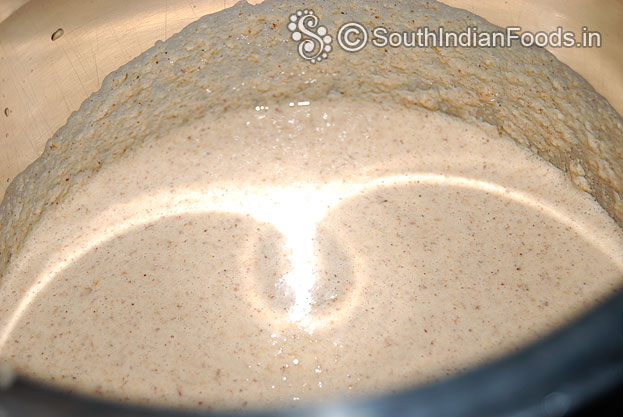 Grind solam, urad separatly then add sea salt & let it ferment.