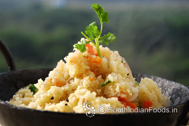 Yogurt sooji upma