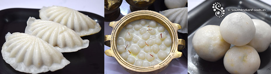 3 Types of ganesh chaturthi kolukattai