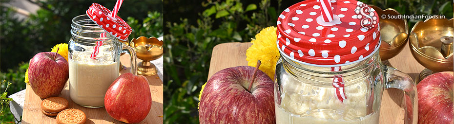Apple golden oreo milkshake