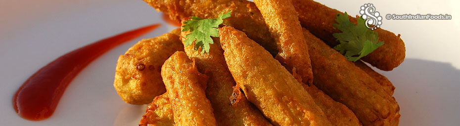 Baby corn bajji