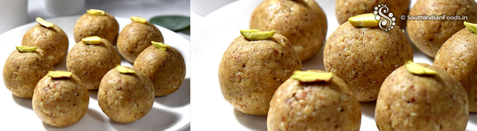 Badam jaggery ladoo