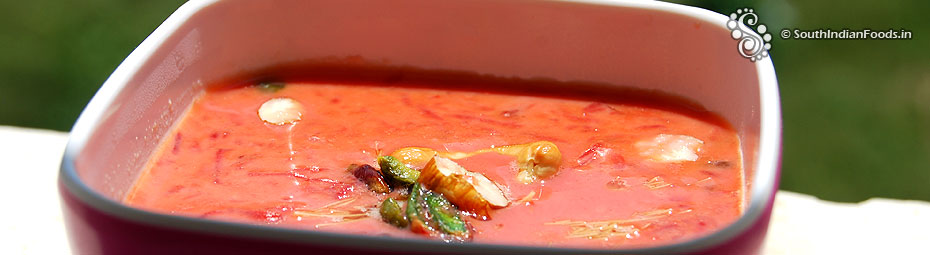 Beetroot payasam
