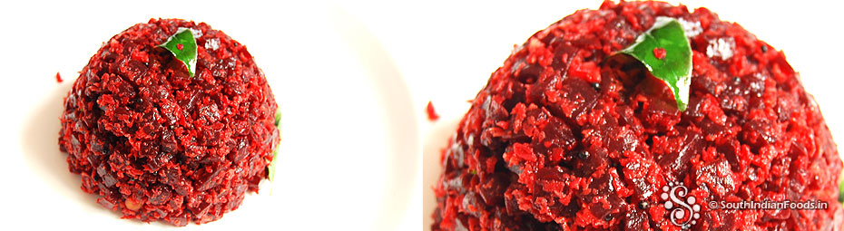 Beetroot poriyal [stir fry]