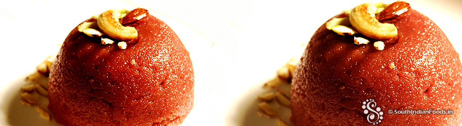 Beetroot rava kesari