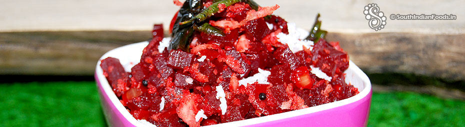 Beetroot thoran kerala style