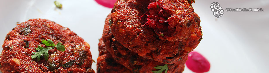 Beetroot vadai 