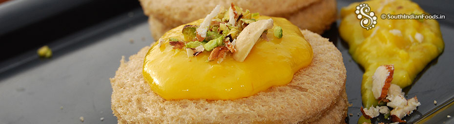 Brown bread rasmalai