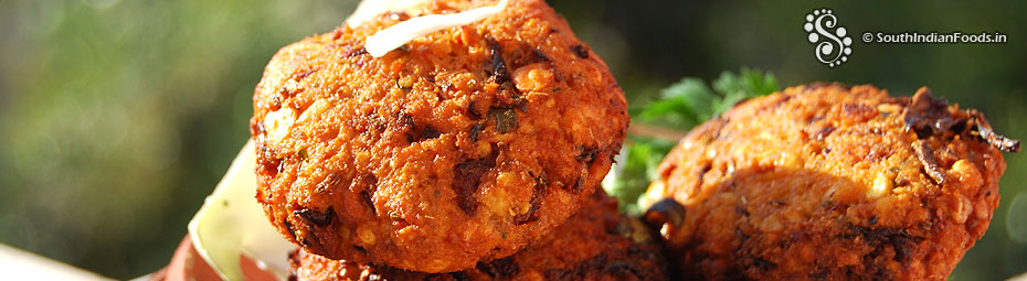 Cabbage Masala Vada