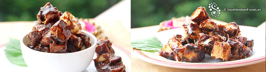 Caramel bread popcorn with jaggery