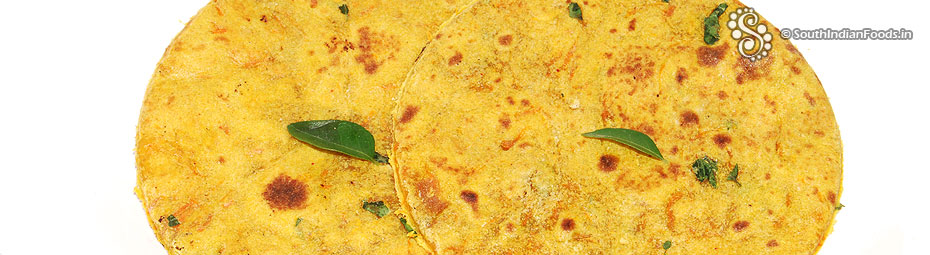 Carrot chapathi