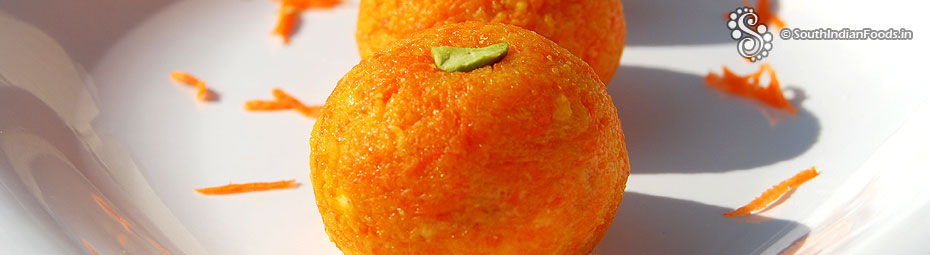 carrot ladoo