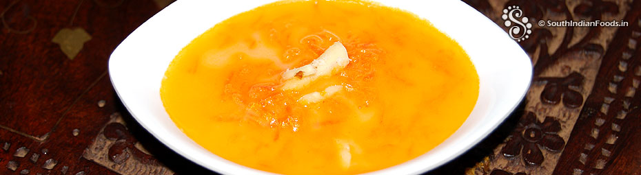 Carrot payasam