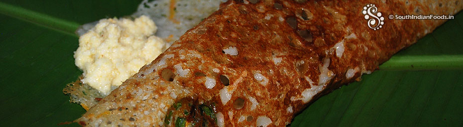 Carrot Rava dosa