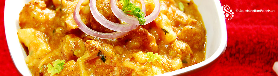 Cauliflower butter masala | Gobi butter masala
