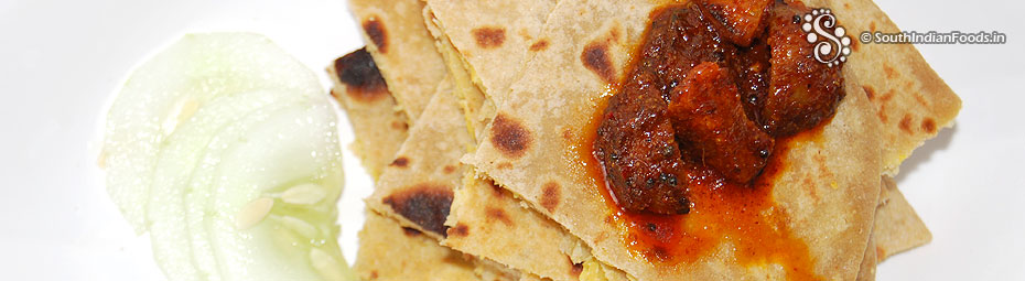 Chana aloo paratha