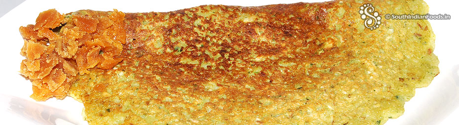 Chickpeas adai dosa