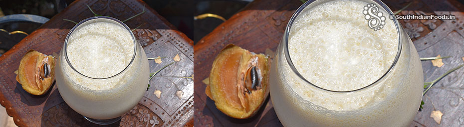 Chikoo milkshake