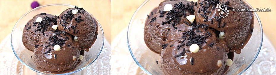 Banana chocolate ice cream