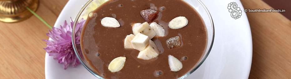Chocolate custard with cocoa powder-Eggless