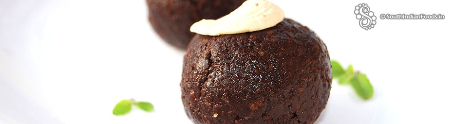 Chocolate ladoo