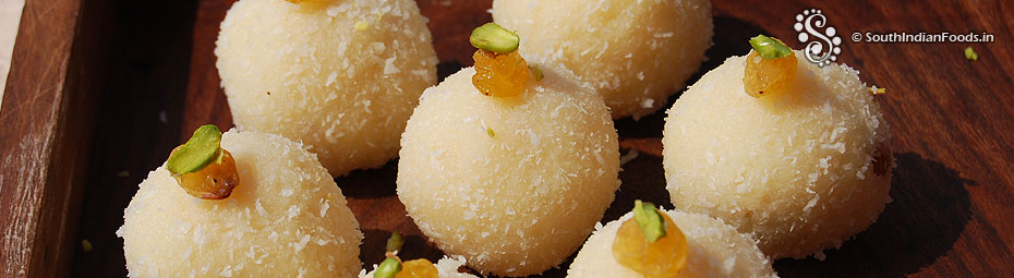 Coconut ladoo