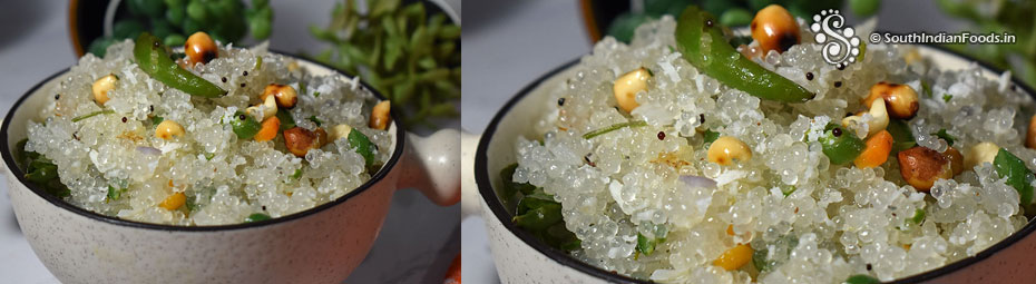 Coconut Sago Upma