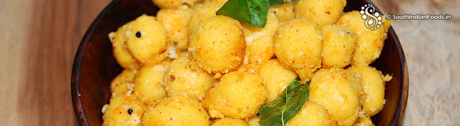 Corn flour kozhukattai