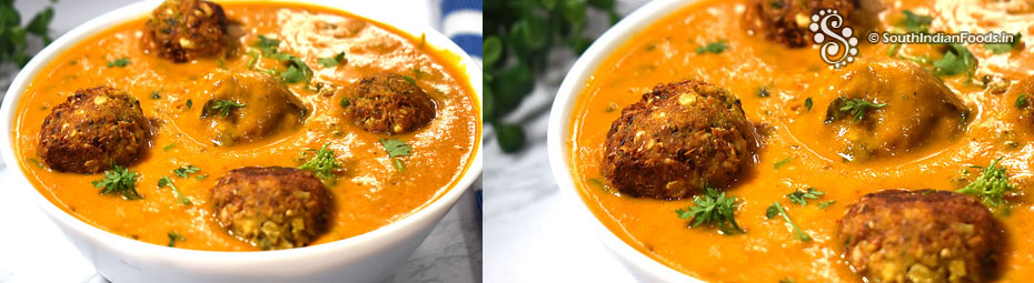 Cowpea kofta curry