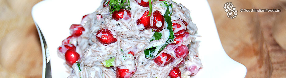 Curd ragi semiya