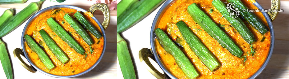 Dahi bhindhi gravy