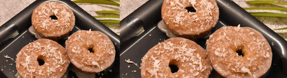 Coconut donut muffins