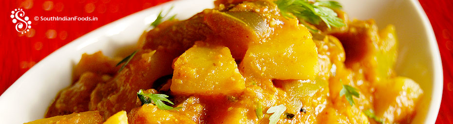 Eggplant potato curry