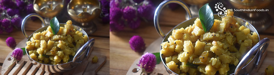 Elephant yam palya