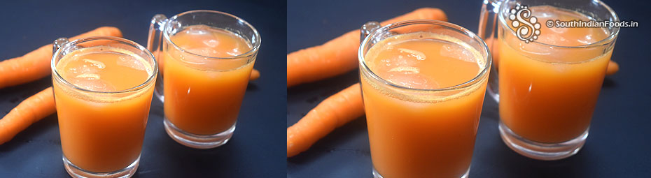 Carrot juice