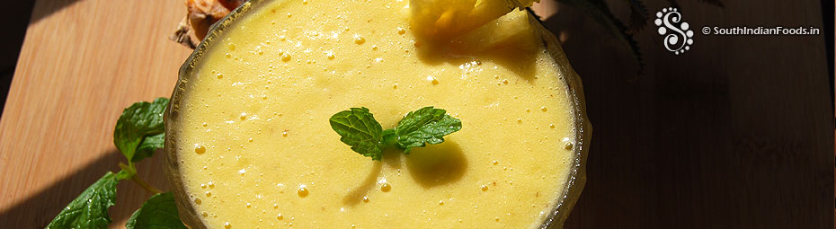 Fresh pineapple juice