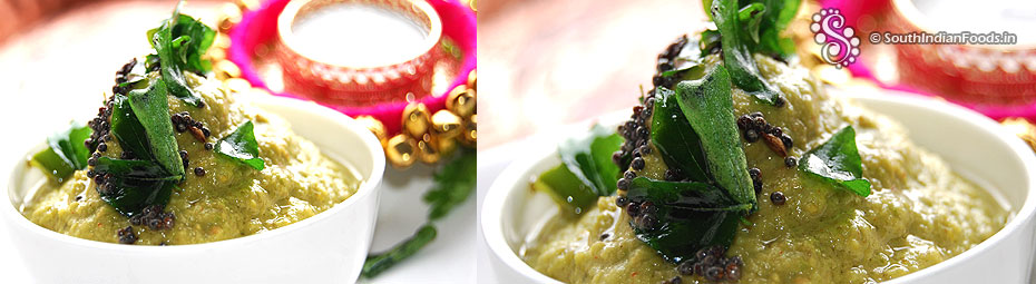 Green capsicum chutney
