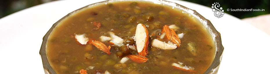 Green gram payasam